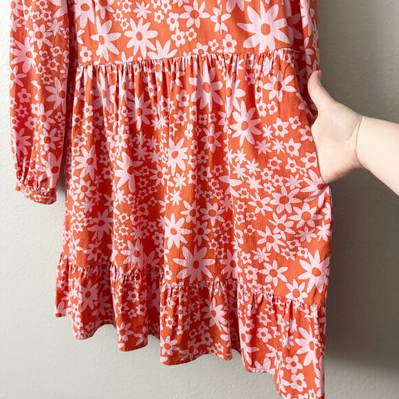 Princess Highway Babette Mini Dress Organic Cotton Long sleeve women’s size 12 - Picture 4 of 13